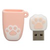U Disk USB2.0 Hot Swap Cat Paw Shape Cartoon Style