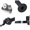 Motorcycle Handlebar Grips, 7/8 Inch 22 mm Motorcycle Throttle Grip,
