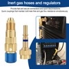 Jiotar QDB33 Argon Hose Quick Connect Fittings Set, Argon Inert