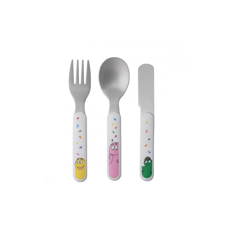 Barbapapa 3 Piece Cutlery Set