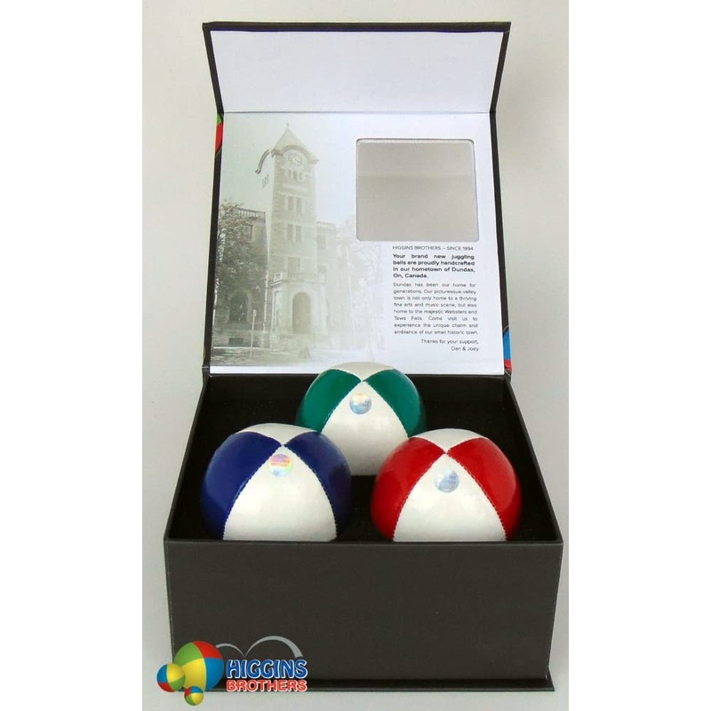 Higgins Brothers World's Finest Juggling Kit. Three Canadian Made Juggling