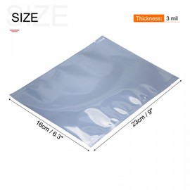 sourcing map Anti Static Bags Shielding Bag 25pcs 6.3x9inch(16x23cm) Open Top with Labels for Hard Drive HDD SSD
