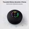 Bocina Bluetooth Contra Agua Baño Regadera Recargable Segura Color Negro