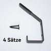 Lavedas 4 Acoustic Panels Accessories Black Wardrobe Hooks Acoustic Panel