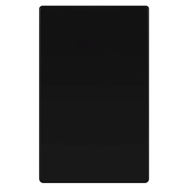 TG Mid-Size Screwless Blank Wall Plate, Child Safe Blank Device Outlet Cover, Medium Size 1-Gang 4.88" H x 3.11" L, Polycarbonate Thermoplastic, UL Listed, SP-MB1-BK, Black (1 Pack)