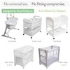 Bassinet Fitted Sheets Compatible with Arms Reach Cosleeper Versatile, Clear-Vue,