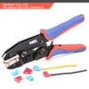 HKS Crimping Tool for Insulated Flag Terminals - Ratcheting Wire