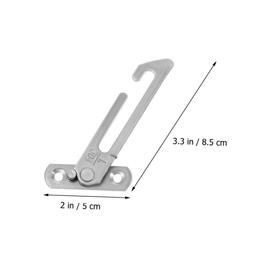 Gadpiparty 4pcs Window Stopper Lock Window Restrictor with Enhanced Friction Scratch Design for Safety Easy Installation