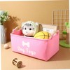 Beavorty Collection Box Pet Toy Organizer Felt Storage Case for