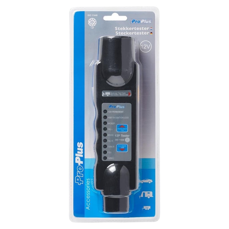 ProPlus Plug Tester 13-pin 12V 343543 Car/Trailer Towing Lights Plug/Socket