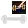 430ml Beer Mug Double Conjoined Beer Glass Drop Resistant Acrylic