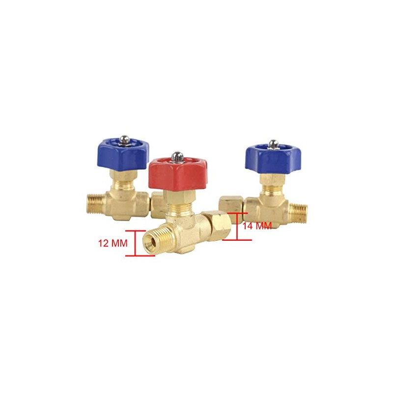 LEHUNDI 3 Set Oxygen Acetylene Valve Oxygen Acetylene Regulator Valve