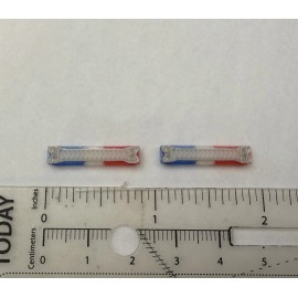 Code 3 2 Pack 1/64 Code 3 LP6000 Clear + Blue Red Lightbar Greenlight Police Fire SUV