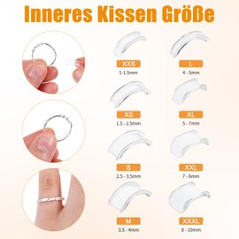 Ring reducer invisible women's and men's ring size adjuster suitable for all rings, ring sizer, ring sizes for loose rings, invisible ring size adjuster, Plastic, No Gemstone