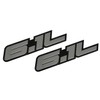ERPART 6.1L Liter Silver Engine Real Polished Aluminum Emblem Badge