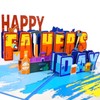 GREETING ART Happy Father's Day Pop Up Card,“8×6”Father's Day 3D