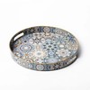Fuukou Round Serving Tray with Handles - Boho Coffee Table