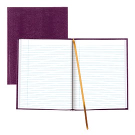 Blueline Executive Journal, Perfect-Bound, Hard Cover, 10.75" x 8.5", 150 Ruled Pages, Grape (A10.95)