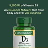 Nature's Bounty Vitamin D3 5000 IU Softgels, Rapid Release, Immune