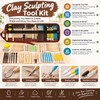 Clay Sculpting Tool Kit – Pottery Carving, Modeling & DIY