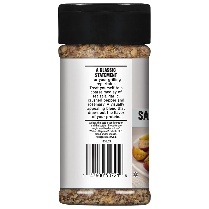 Weber Savory Steakhouse Seasoning, 6.1 oz