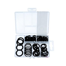 135pcs Multipurpose Rubber O Ring Sealing Rings Assorted Sizes Set Resealable Case