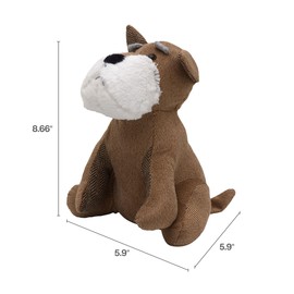 Elements Weighted Fabric Scottie Dog Door Stopper, 5.9x5.9x8.66 Inch