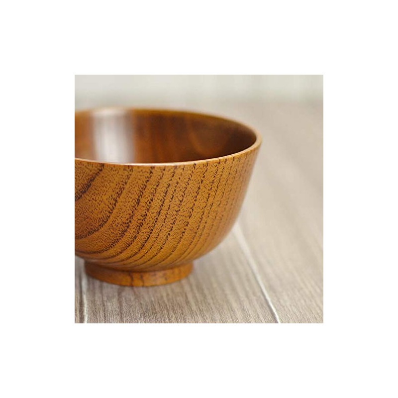 Wooden Soup Bowl, Dishwasher Safe, Kyoba Anti-Soup Bowl