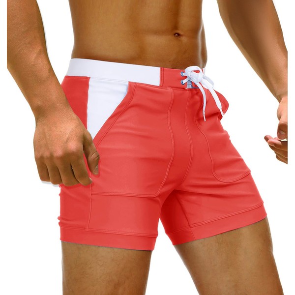 MAGCOMSEN Swim Boxer Briefs for Men Swimshorts for Men Quick
