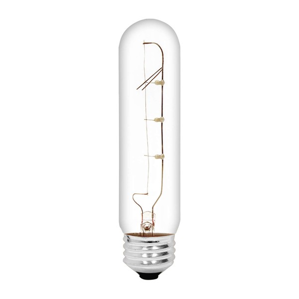GE 45144 25-Watt Crystal Clear Tubular T10 1CD Light Bulb, 1 Count (Pack of 1)