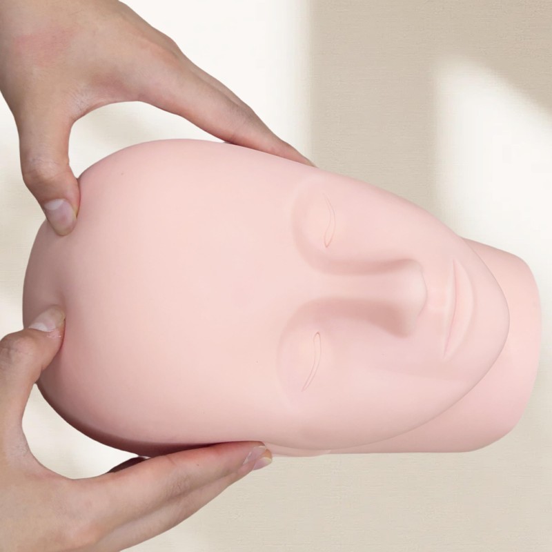Eyelash Extension Mannequin Head Cosmetology Mannequin Head For Makeup Soft