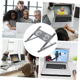 Angoily Gear Laptop Cooler Stand Colorful Led Lighting Cooling Pad for Gaming and Work Angle Laptop Bracket