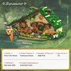 Medieval Fantasy A-Frame Cabin Building Blocks Set, 2088Pcs Architecture Tree