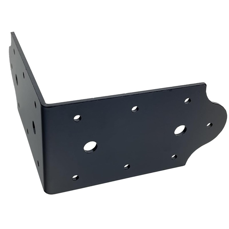 4 Pcs Heavy Duty Flush Inside 90-Degree Angle Bracket Steel