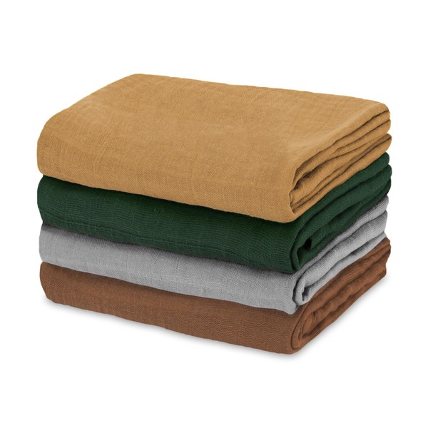Swaddling Cloth Baby 0-3 Months Muslin Cloth Swaddle Set 4