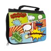 Toiletry Bag with Name Christopher and Comic Design for Boys