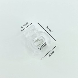 Olgamo Roman Shade Orbs Lock Rope Buckle (Transparent X 10Pcs)