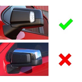 iJDMTOY Semi-Clear Lens Xenon White Quad-Row Full LED Strips Side Mirror Marker/Clearance Lamps Compatible With 2019-up Chevy Silverado GMC Sierra 1500