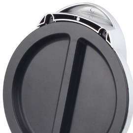 Brentwood TS-255 Non-Stick Electric, Silver Omelet Maker 5.75"x 9.5"x 11".