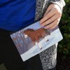 Clydesdale Horse Running in Snow Makeup Cosmetic Bag Organizer Pouch