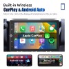Camecho 10.4" Single DIN Car Stereo Radio Wireless Apple CarPlay