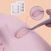 6p semi-permanent artificial mannequin for eyelid and eyelash extension practice - deep skin color (6 pieces) / 눈꺼풀 속눈썹 연장 연습용 6p 반영구 인조 마네킹 - 딥 스킨색(6개입)