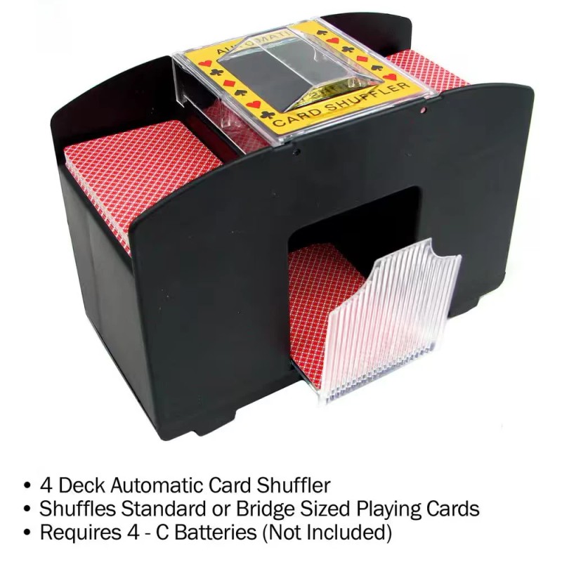 Trademark Poker 4-Deck Automatic Card Shuffler
