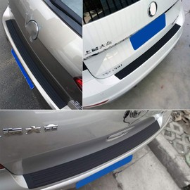 104cm Car Rear Boot Bumper Protector Trunk Protection Sticker Anti-Scratch Door Sill Guard Lip Mouldings Rubber Strip Cover Pad