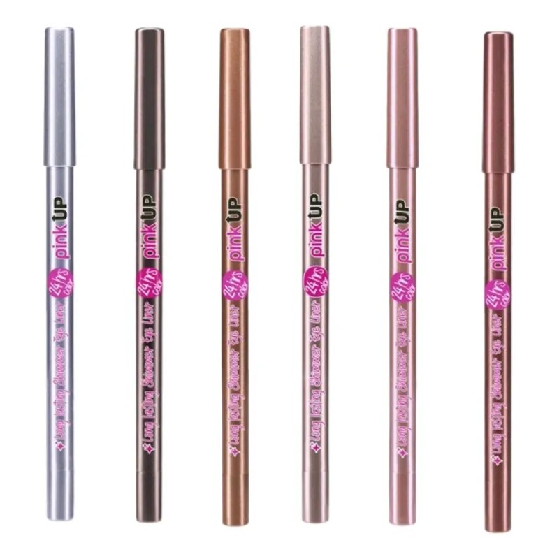 Lápiz Delineador Pink Up Long Lasting Eye Liner 24hrs Shimme