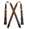 Welch Men's Elastic Button End Double Face Suspenders, Tan