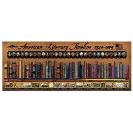 American Literary Timelines Educational History and Literary Discount Classroom Bundle. Plain Paper or Laminated.
