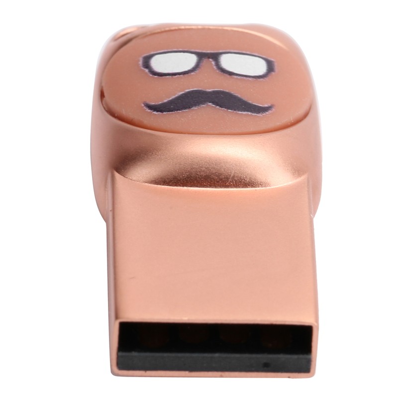 U Disk Cartoon Moustache Pattern USB Flash Drive Computer Data