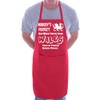 Print4U Wales Welsh Perfect BBQ Cooking Funny Novelty Apron Red