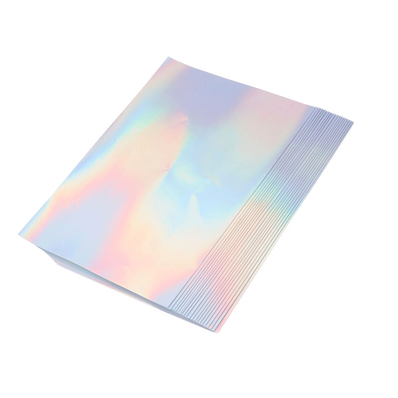 20 Sheets A4 Printable Holographic Sticker Paper Waterproof Fast Dry
